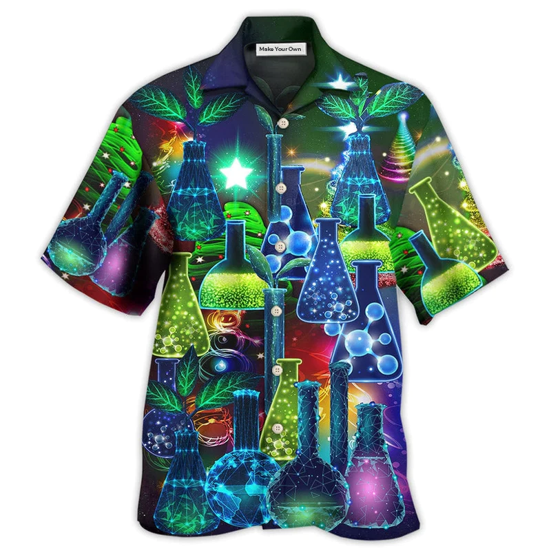 Chemistry And Magic Hawaiian Shirt For Tropical Travel Beach Gatherings And Comfortable Wear