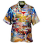 Cocktail Drinks Glass Awesome Hawaiian Shirt Pattern View For Lightweight Everyday Style