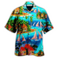 Hawaiian Island And Tropical Beach Hawaiian Shirt For Warm Weather Adventures Parties And Daily Comfort