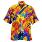 Blue Cricket Hawaiian Shirt For Summer Vacation And Beach Travel