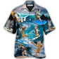 Cute Surfing Cats Hawaiian Shirt For Warm Weather Adventures And Everyday Comfort