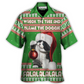 Cat Wreck Tree Blame Doggie Falalala Christmas Hawaiian Shirt For Beach Parties And Weekend Getaways