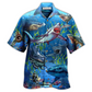 Shark Megalodon Alive Hawaiian Shirt Design Detail For Sunny Adventures And Casual Wear