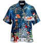 Skull Christmas Raymas Hawaiian Shirt Design View For Casual Summer Styling