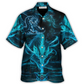 Blue Dragon Lighting Witch Hawaiian Shirt Pattern View For Relaxed Warm Weather Outfits