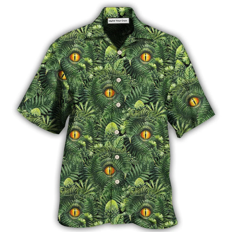 Lizard Hawaiian Shirt For Tropical Parties Vacation Travel And Casual Summer Style