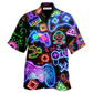 Neon Game Hawaiian Shirt For Summer Vacation And Beach Travel