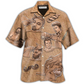 Barber Hawaiian Shirt Artwork Detail For Tropical Trips And Casual Outings