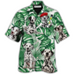 Tropical Dalmatian Hawaiian Shirt For Resort Travel Summer Outings And Casual Gatherings