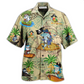 Shark Amazing Nautical Pirate Hawaiian Shirt For Resort Getaways And Comfortable Summer Activities