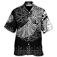 Norse Warrior Raven Valhalla Hawaiian Shirt Artwork Detail For Resort Trips And Outdoor Activities