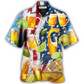 Beer Independence Day Hawaiian Shirt Design Detail For Sunny Adventures And Casual Wear