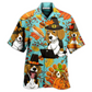 Beagle Hawaiian Shirt Pattern View For Relaxed Warm Weather Outfits