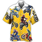 Beer Motocross Hawaiian Shirt Pattern View For Lightweight Everyday Style