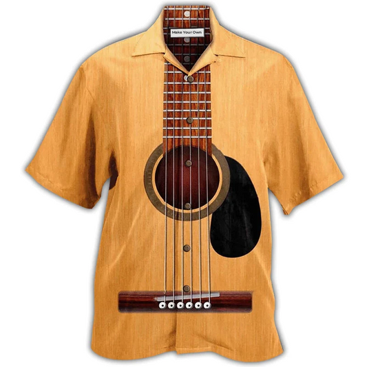 Guitar Amazing Music Hawaiian Shirt For Summer Events And Casual Outdoor Wear