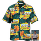 Tropical School Bus Driver Custom Photo Hawaiian Shirt For Vacation Days And Relaxed Coastal Outings