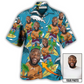 Surf Face Aloha Trip Custom Photo Hawaiian Shirt For Coastal Adventures And Warm Weather Wear