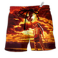 Peace Sunset Heritage Beach Shorts For Weekend Travel And Relaxed Casual Wear