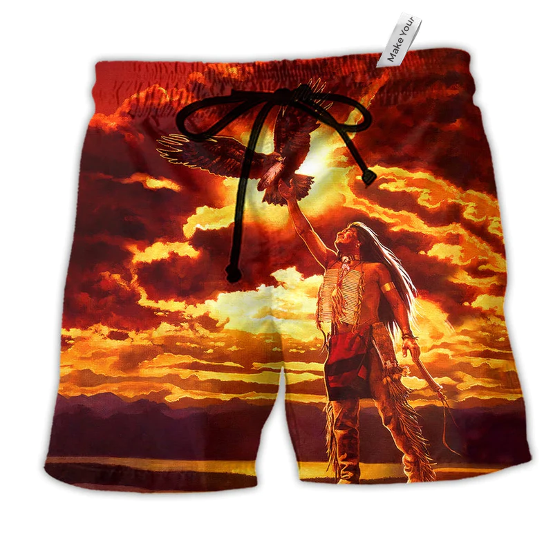 Peace Sunset Heritage Beach Shorts For Weekend Travel And Relaxed Casual Wear