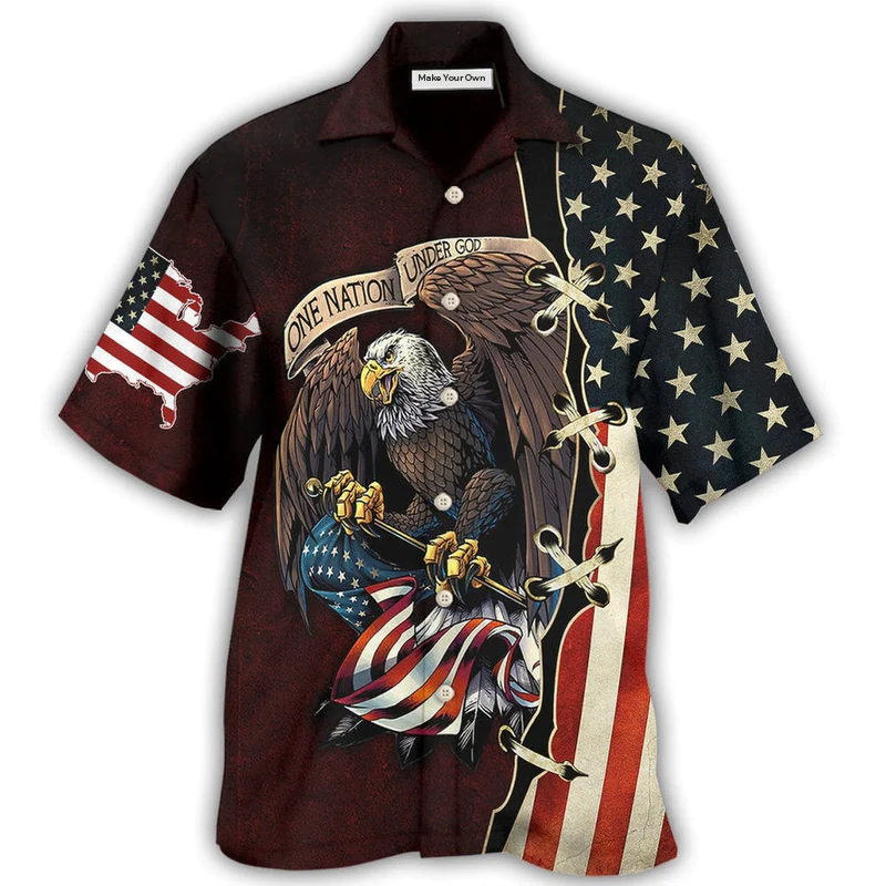 Eagle Nation Faith Hawaiian Shirt For Poolside Relaxation And Sunny Getaways