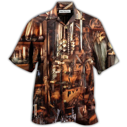 Carpenter Hawaiian Shirt For Coastal Vacations Warm Weather Events And Daily Style