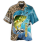 Happy Fishing Crappie Personalized Hawaiian Shirt Design Detail For Beach Days And Holiday Travel