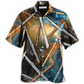 Galaxy Flute Hawaiian Shirt For Island Holidays Summer Parties And Casual Outdoor Wear