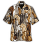 Vintage Horse Unique Hawaiian Shirt For Resort Getaways And Comfortable Summer Activities