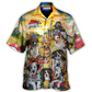 Dog Rescue Hero Helpers Rescued Favorite Breed Hawaiian Shirt All Over Print Detail For Warm Weather Events