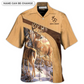Deer Old Buck Sweet Doe Personalized Hawaiian Shirt Design Detail For Sunny Adventures And Casual Wear