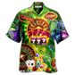 Game Card Smarter Play Luckier Hawaiian Shirt Artwork View For Coastal Escapes And Resort Style