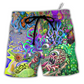 Hippie Octopus Music Beach Shorts For Oceanfront Escapes And Thoughtful Gift Giving