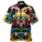 Neon Colorful Parrot Wild Hawaiian Shirt For Summer Vacation And Beach Travel
