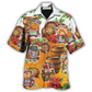 Funny Norse Warrior Beer Christmas Hawaiian Shirt Design Detail For Beach Days And Holiday Travel