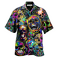 Skull Hawaiian Shirt For Tropical Travel Beach Gatherings And Comfortable
