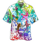 Colorful Artistic Basketball Hawaiian Shirt For Resort Getaways Summer Adventures And Casual Gifting