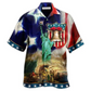 Happy American Day Freedom Hawaiian Shirt Artwork View For Coastal Escapes And Resort Style