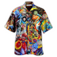 Bohemian American Pow Wow Dance Hawaiian Shirt Pattern View For Lightweight Everyday Style