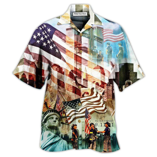 American Forgotten Tower Challenge Statue Liberty Hawaiian Shirt For Summer Events And Casual Outdoor Wear