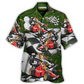 Australian Kangaroo Racing Car Hawaiian Shirt Summer Design Detail For Island Holidays
