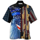 Saxophone Music USA Flag Independence Day Hawaiian Shirt For Poolside Relaxation And Sunny Getaways