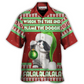 Red Cat Wreck Tree Christmas Hawaiian Shirt Artwork View For Coastal Escapes And Resort Style