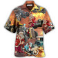 Christmas Flame Hot Rod Hawaiian Shirt For Beach Vacations Casual Parties And Warm Weather Style