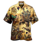 Vintage Turtle House Hawaiian Shirt Artwork View For Weekend Travel And Beach Style
