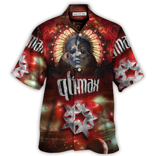 Electronic Music Festival Hawaiian Shirt Button Front Artwork For Beach Days