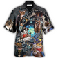 Cat And Mechanic Hawaiian Shirt For Coastal Trips Outdoor Events And Relaxed Summer Wear