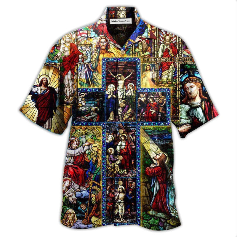 Christian Faith Hawaiian Shirt For Tropical Holiday Resort Parties And Everyday Style