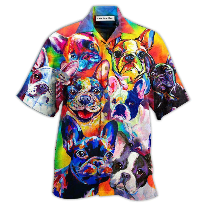French Bulldog Neither Hawaiian Shirt For Poolside Relaxation And Sunny Getaways