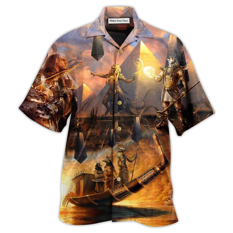 Ancient Egyptian Hawaiian Shirt For Summer Travel Coastal Events And Thoughtful Gift Giving