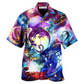 Dragon Galaxy Sky Hawaiian Shirt Pattern Detail For Vacation Travel And Daily Wear